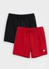 Threadbare Red 2-Pack Quick Dry Swim Shorts - 2XL Image 1