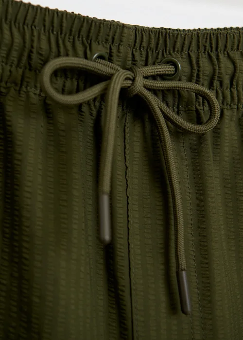 Threadbare Black 2-Pack Stripe Seersucker Swim Shorts - XL Image 6