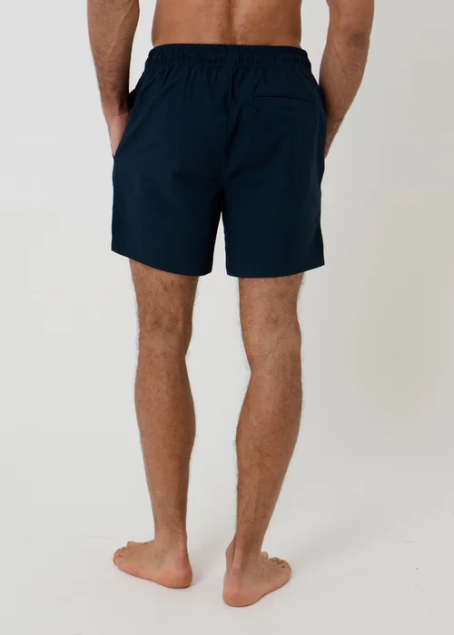 Threadbare Blue 2-Pack Stripe Seersucker Swim Shorts - M Image 3