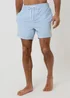 Threadbare Blue 2-Pack Stripe Seersucker Swim Shorts - M Image 2