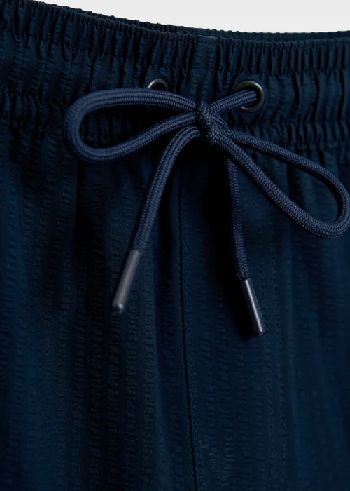 Threadbare Blue 2-Pack Stripe Seersucker Swim Shorts - M Image 6