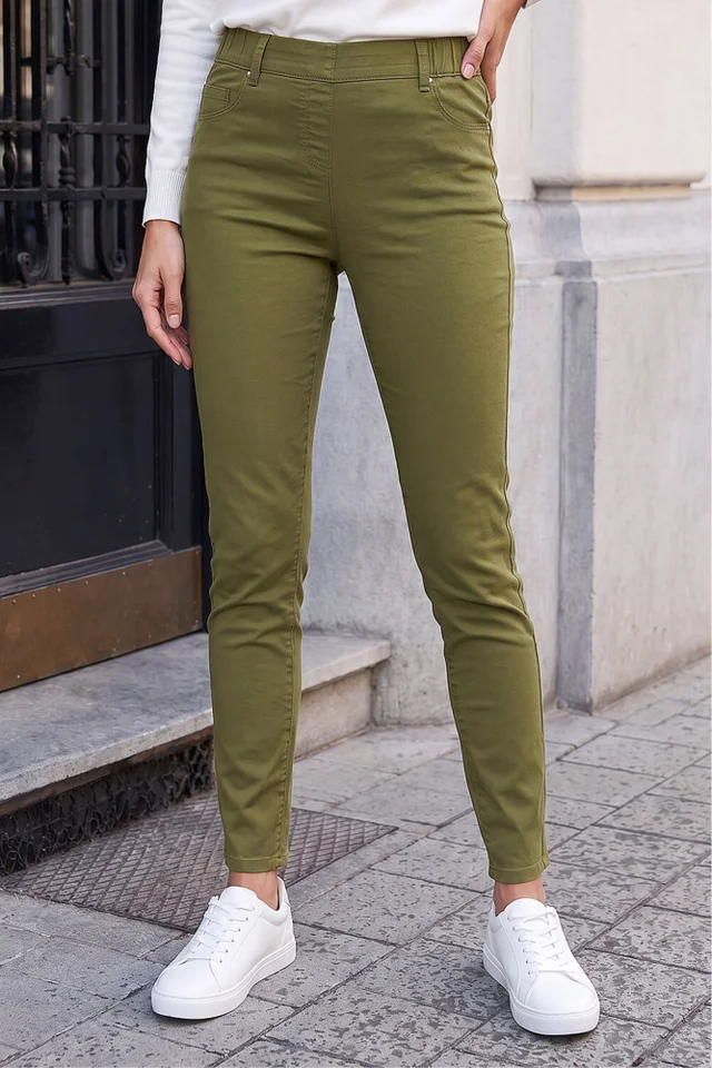 Roman Khaki 31'' Denim Stretch Jegging