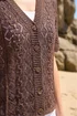 Roman Chocolate Stitch Detail V-Neck Knit Cardigan - 14 Image 4