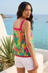 Roman Green Floral Ric Rac Cami Top - 14 Image 2