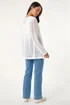 Roman Ivory Petite Pointelle Knit Cardigan - 16 Image 3