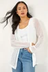 Roman Ivory Petite Pointelle Knit Cardigan - 16 Image 1