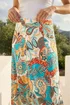 Roman Light Blue Paisley Print Midi Skirt - 16 Image 4