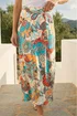 Roman Light Blue Paisley Print Midi Skirt - 16 Image 2