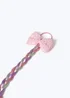 Muse Pink Sequin Fake Plait Bobble - One Size Image 2