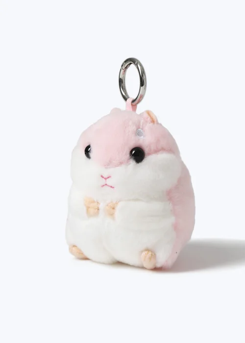 Flitzy Pink Plush Keyring - One Size Image 2