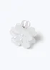 Muse White Flower Hair Claw Clip - One Size Image 2