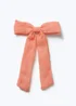 Muse Orange Cloth Bow Clip - One Size Image 1