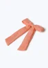 Muse Orange Cloth Bow Clip - One Size Image 2
