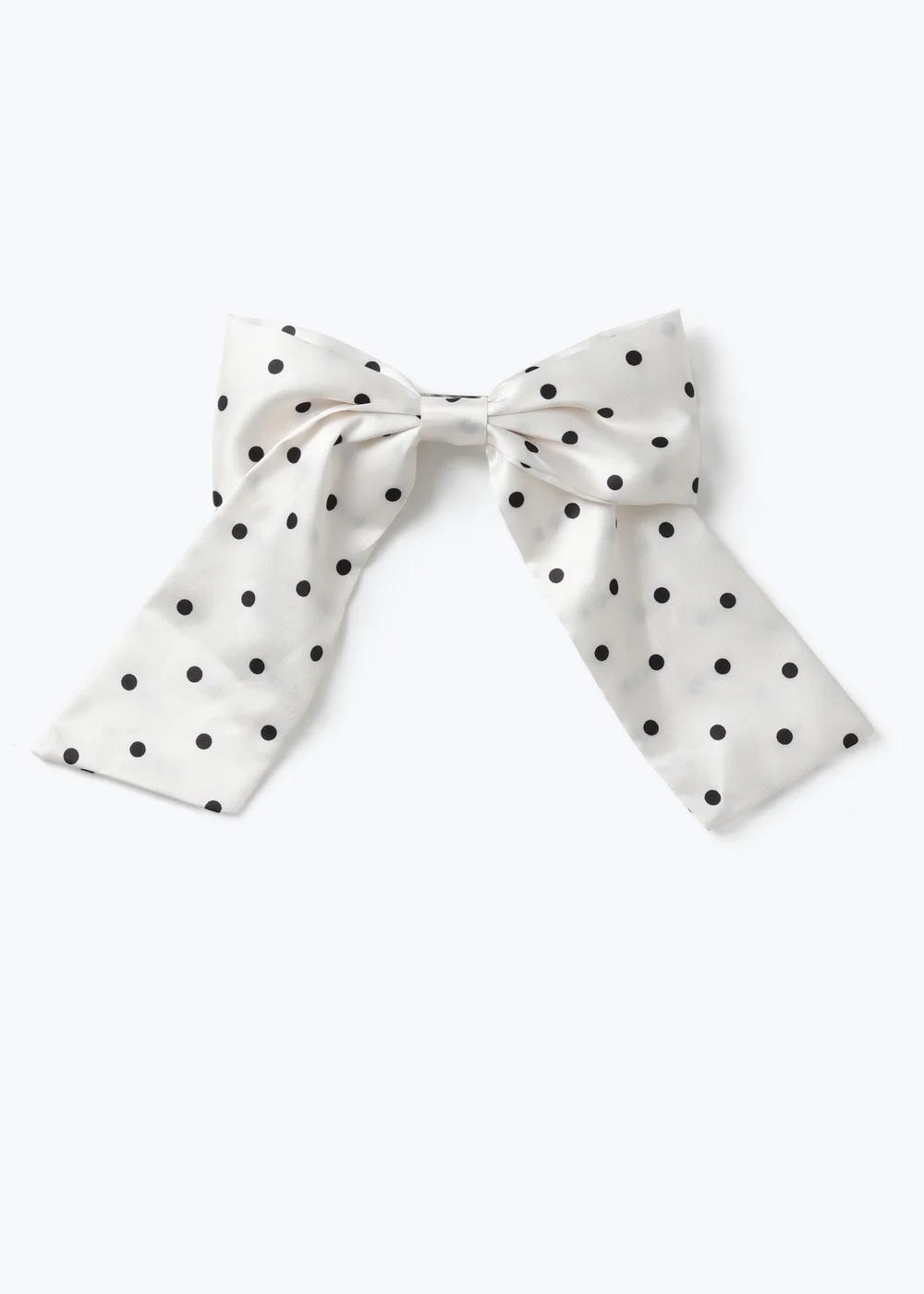 Muse White Polka Dot Bow - One Size Image 1