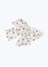 Muse White Cherry Print Hair Bow - One Size Image 1