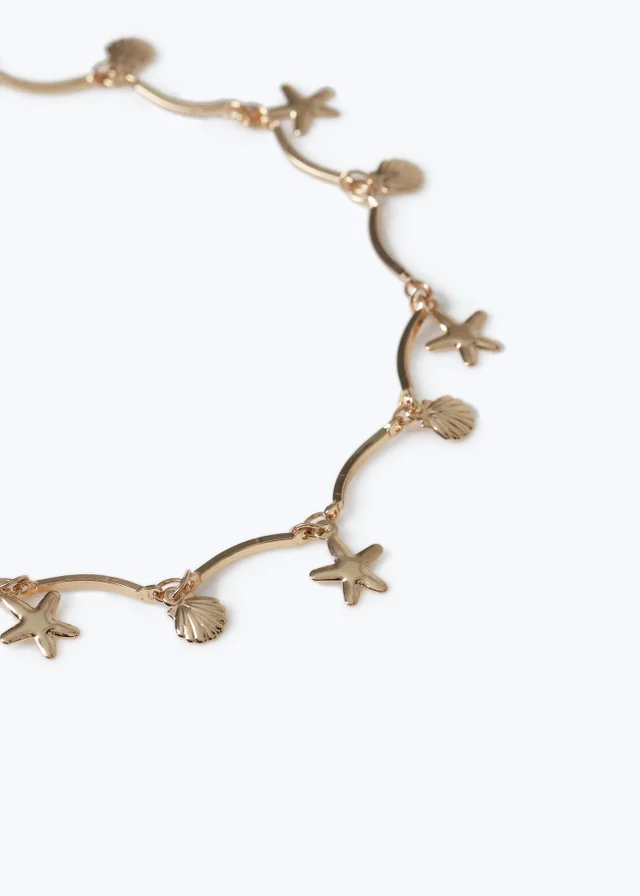 Muse Gold Starfish Anklet