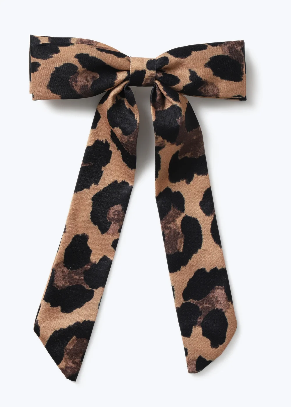 Muse Leopard Linen Bow - One Size Image 1
