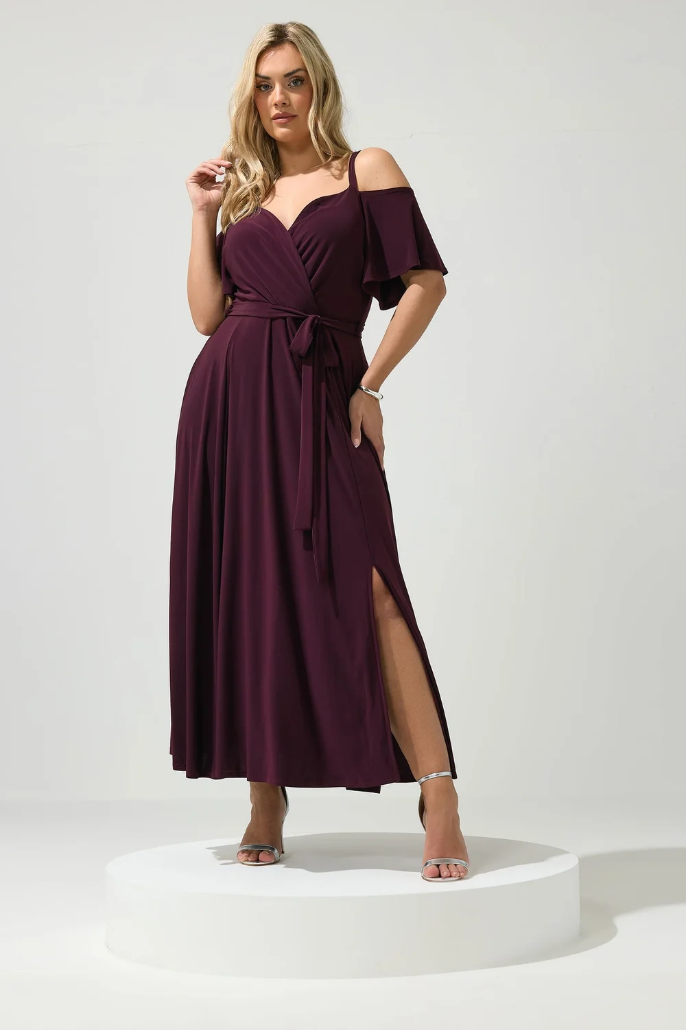 purple maxi dress uk Florence Maxi Dress in Orchid Purple Paisley