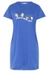 Yours Curve Blue 'This Is How I Roll' Panda Dipped Back Nightdress - 34-36 Image 5
