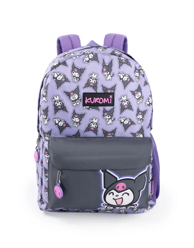 Vanilla Underground Hello Kitty & Friends Girls Purple Kuromi Backpack (One Size)