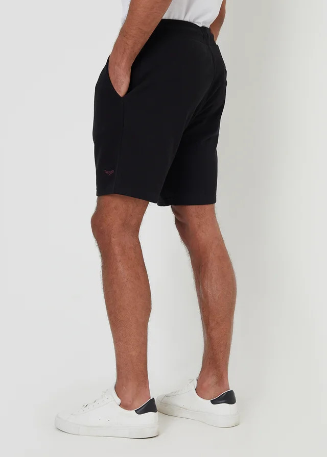 Threadbare Black Sweat Shorts