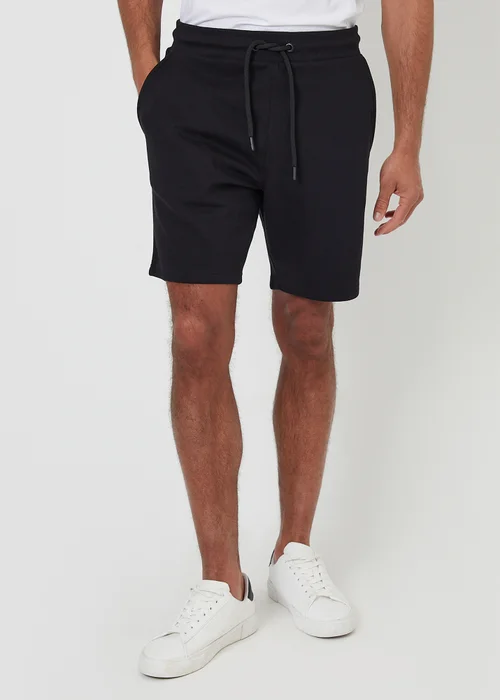 Threadbare Black Sweat Shorts - XL Image 1
