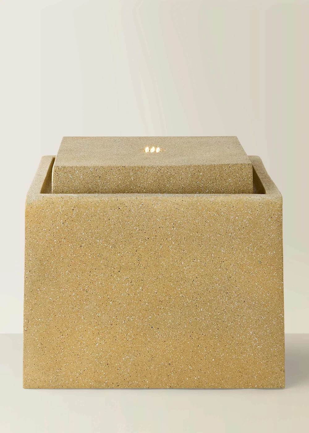 ValueLights Solar Square Water Fountain Feature - One Size Image 3