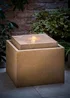 ValueLights Solar Square Water Fountain Feature - One Size Image 2