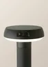 ValueLights LED Matt Black Solar Bollard Light - One Size Image 4