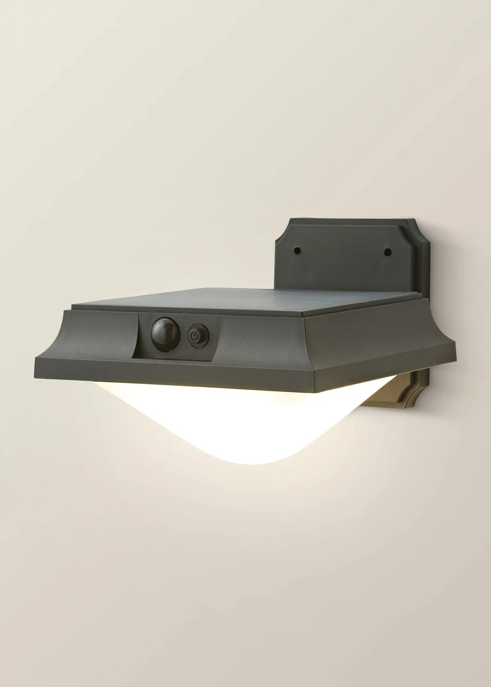 ValueLights LED Matt Black Solar Down Lighter - One Size Image 4