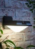 ValueLights LED Matt Black Solar Down Lighter - One Size Image 1