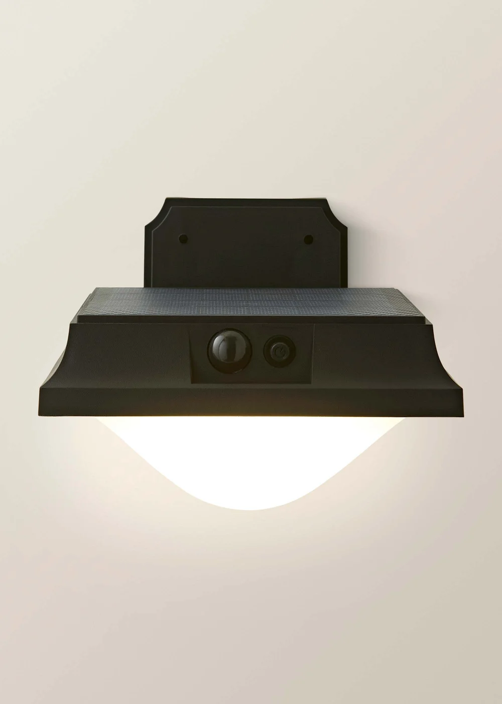 ValueLights LED Matt Black Solar Down Lighter - One Size Image 3