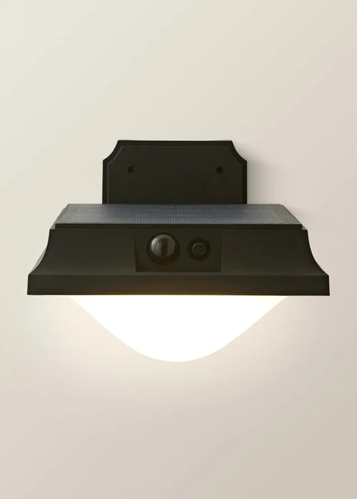 ValueLights LED Matt Black Solar Down Lighter - One Size Image 3