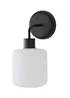 ValueLights Emery Frosted Swirl Matte Black Wall Light - One Size Image 5