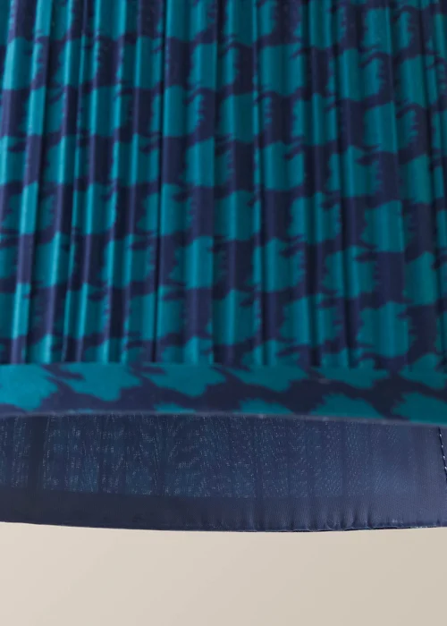 ValueLights Malina Double Teal Pleated Taper Shade Small - One Size Image 6