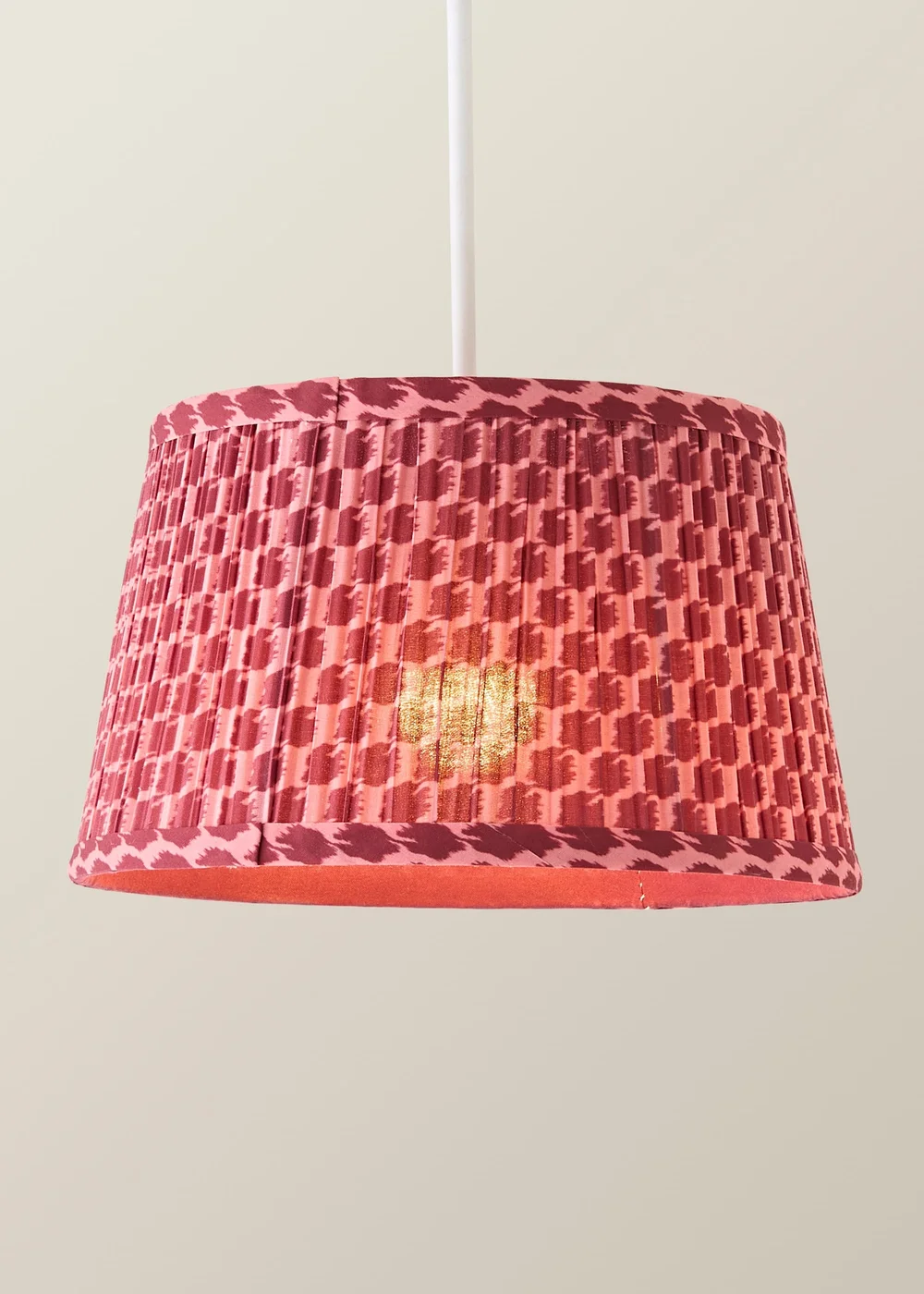 ValueLights Malina Double Pink Pleated Taper Shade Small - One Size Image 3