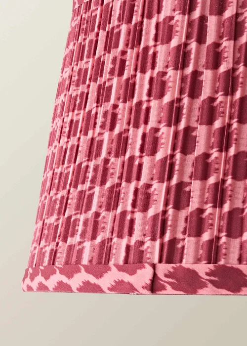 ValueLights Malina Double Pink Pleated Taper Shade Small - One Size Image 4