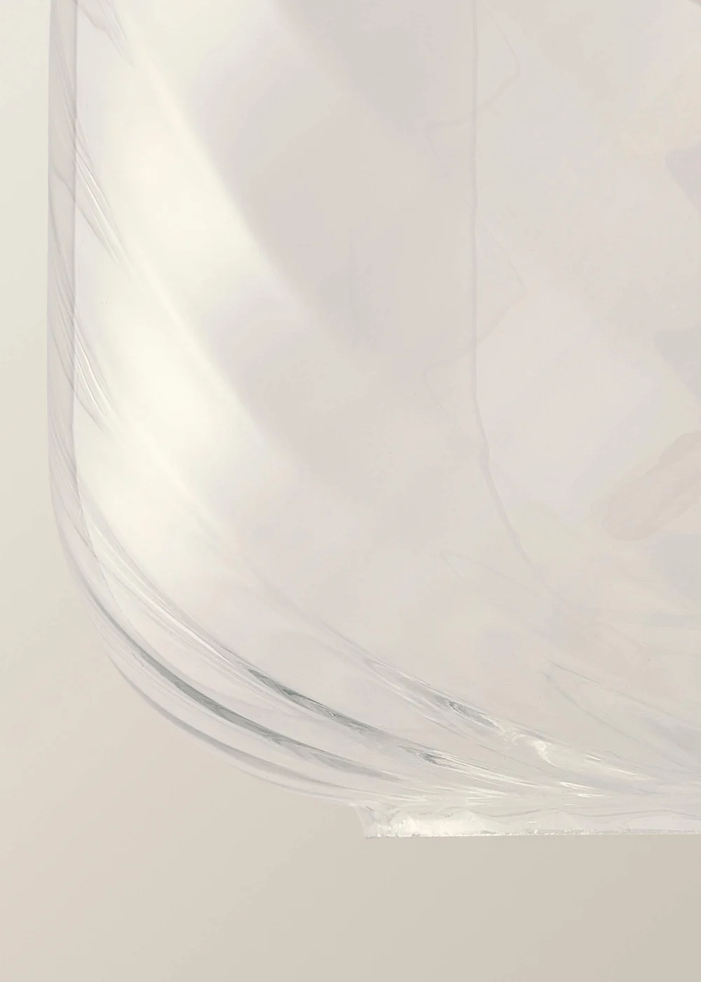 ValueLights Emery Clear Oval Swirl Glass Shade - One Size Image 4