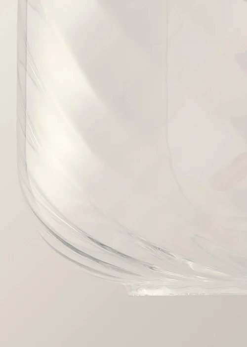 ValueLights Emery Clear Oval Swirl Glass Shade - One Size Image 4