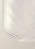 ValueLights Emery Clear Oval Swirl Glass Shade - One Size Image 4