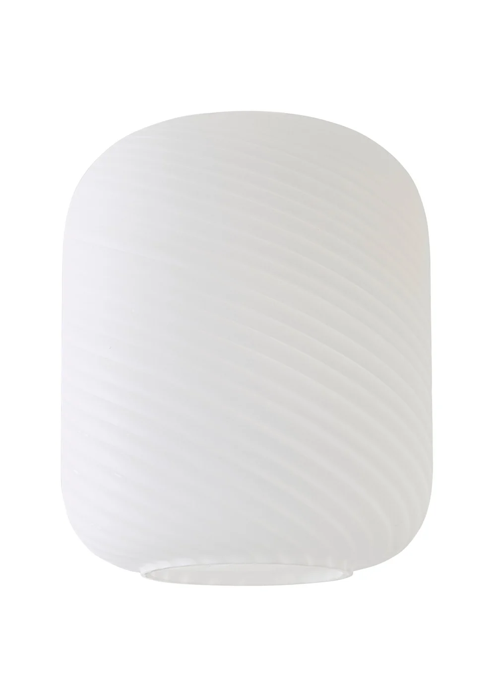 ValueLights Emery Frosted Oval Swirl Glass Shade - One Size Image 5