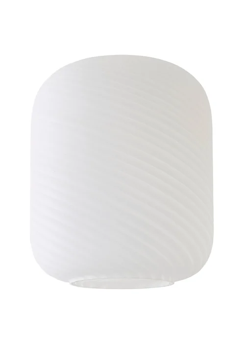 ValueLights Emery Frosted Oval Swirl Glass Shade - One Size Image 5