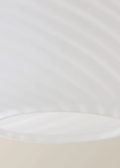 ValueLights Emery Frosted Oval Swirl Glass Shade - One Size Image 6