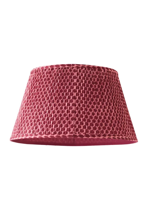 ValueLights Malina Double Pink Pleated Taper Shade Large - One Size Image 5