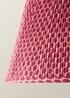 ValueLights Malina Double Pink Pleated Taper Shade Large - One Size Image 4