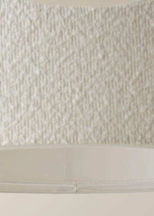 ValueLights Livie Extra Large Wave Boucle Shade (50cm) - One Size Image 6