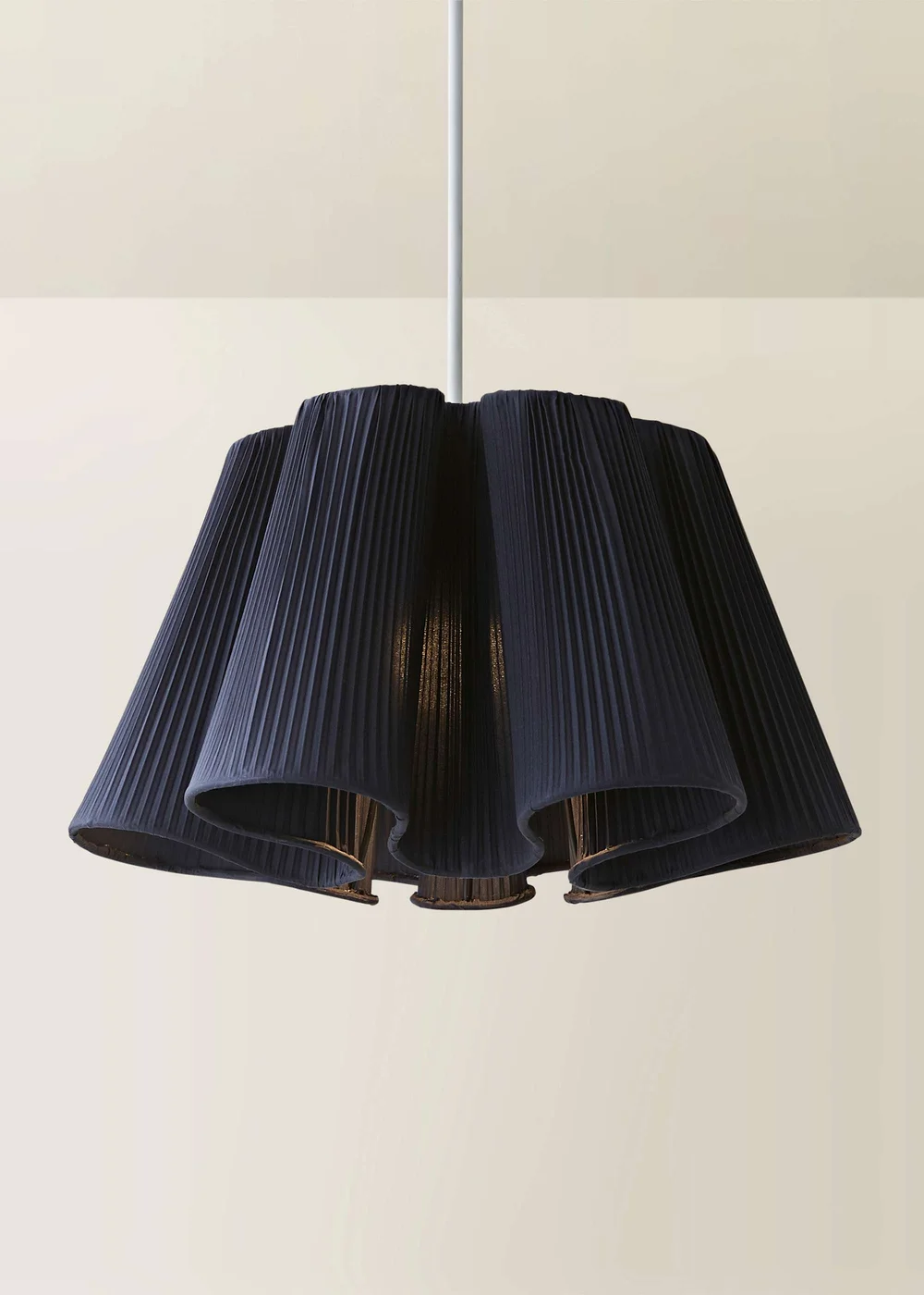 ValueLights Jemima Navy Full Pleated Shade - One Size Image 3