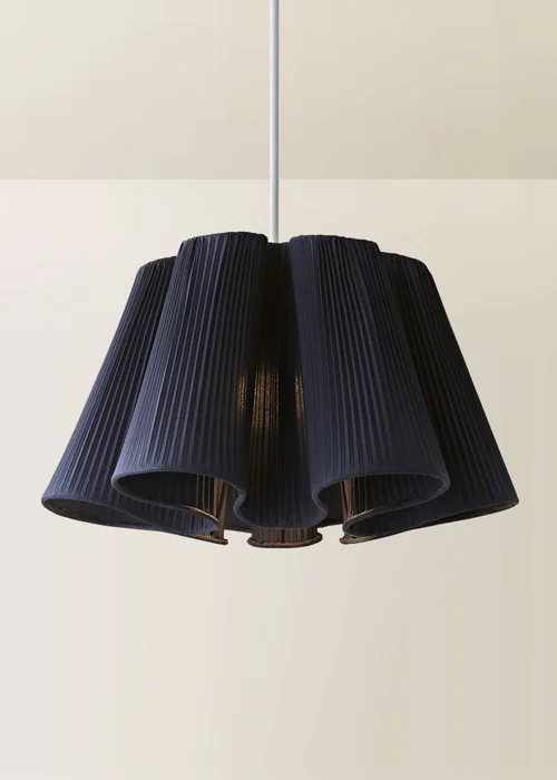 ValueLights Jemima Navy Full Pleated Shade - One Size Image 3