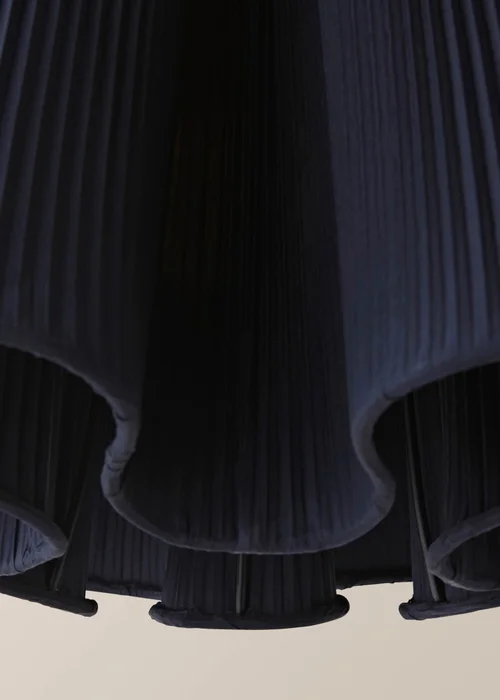 ValueLights Jemima Navy Full Pleated Shade - One Size Image 6