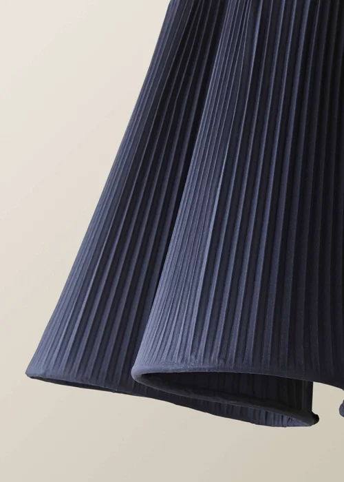 ValueLights Jemima Navy Full Pleated Shade - One Size Image 4